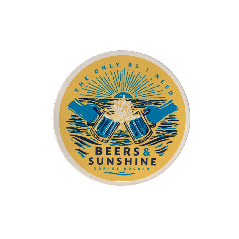 Beers & Sunshine Sticker