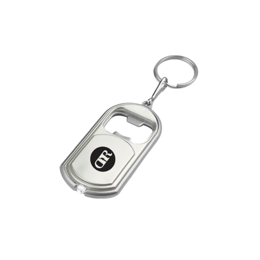 Stainless Steel Logo Keychain