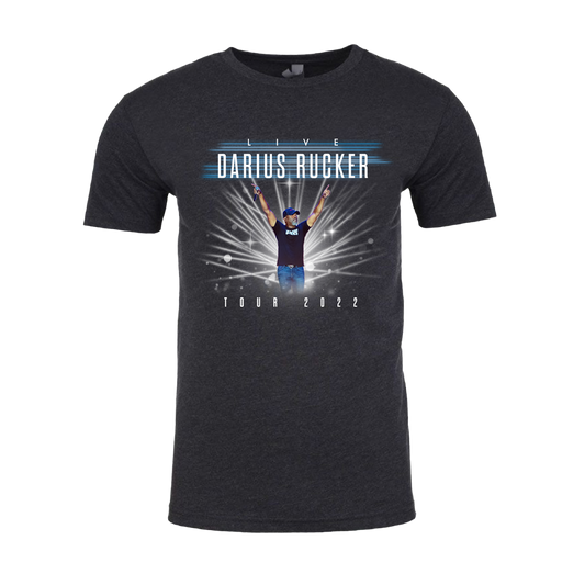 2022 stage photo live tour black tee front Darius Rucker 