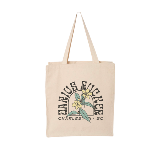 Charleston, SC Floral Tote Bag