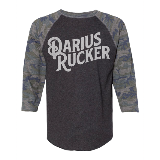 Darius Rucker Logo Camo Raglan